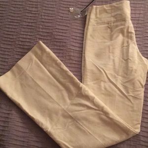 Theory wide leg suede white pants